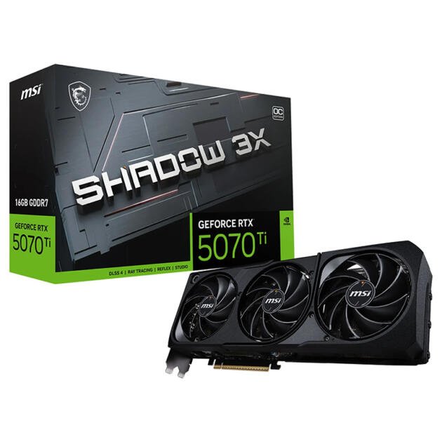 MSI GAMING RTX 5070 TI 16G SHADOW 3X OC